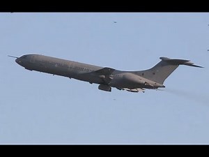 Royal Air Force VC-10 take off from Nice Côte d’Azur
