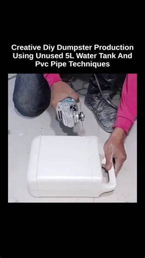 Explainer IO 🌐 on Instagram: "A creative DIY trash bin made from an unused 5-liter water jug and PVC pipe shows how simple materials can add up to a working solution for waste — in the spirit of recycling, sustainable use, and smart use of space with hands-on engineering. ♻️🛠️ Credit: @uthaichaida We do not own the rights to this content. All credits and rights belong to the respective owner. This post is shared purely for educational and informational purposes. DM for credit or removal. No co