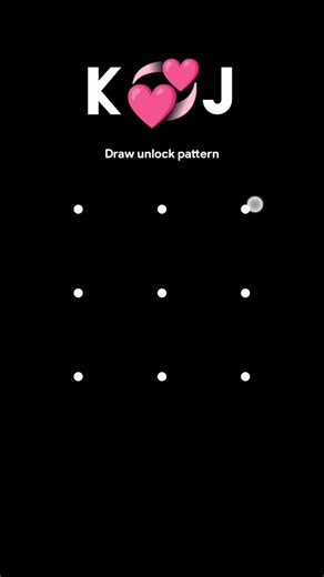 Prince Kumar on Instagram: "K💞J Pattern Lock 🔐 || . . #reels #viral #lock"