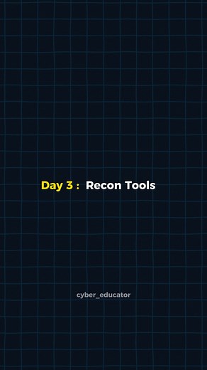 Cyber Educator on Instagram: "💬 Comment “Tools” if you want full explanation 🔍 Top Reconnaissance Tools for Ethical Hackers 💻 Before you exploit, you recon. These are the tools pros use to gather critical intel without making a sound. 🎯 🚨 Must-Have Tools: ✅ Nmap – Scan live hosts & ports ✅ theHarvester – Find emails, domains & usernames ✅ Shodan – Google for hackers ✅ Maltego – Visualize relationships between people, domains & more ✅ Recon-ng – A full recon framework for serious hackers ✅ G