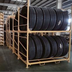 [Hot Item] Heavy Duty Demountable Vertical Steel Plate Rack Metal Post Pallet Stacking Rack