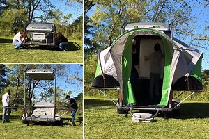 SylvanSport GO : cette remorque de camping extensible peut accueillir jusqu'à 4 personnes