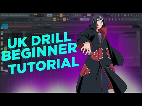 BEGINNER UK DRILL TUTORIAL🔥How to make your first UK Drill beat in FL Studio 20