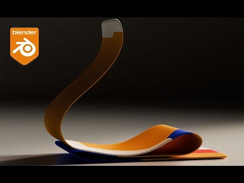 Cloth Folding Simulation in Blender