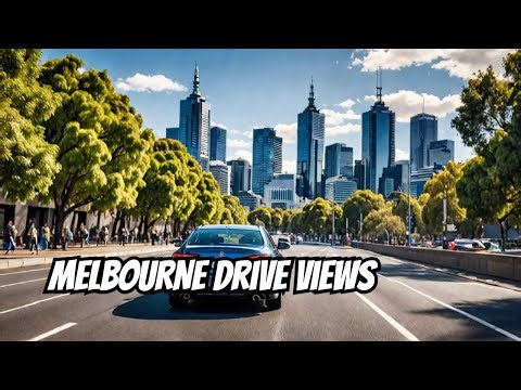 Driving in Most SCENIC Streets | Melbourne City Australia