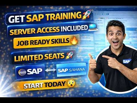 SAP Training | SAP Server Access | SAP Videos & Materials#sap #saptraining #sapserver #saptutorial
