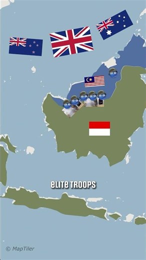 How did countries react to the forgotten Confrontation War in Borneo? #history