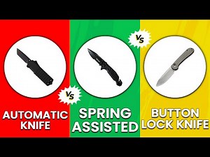 Automatic Knife vs Spring Assisted vs Button Lock Knife - Understand Their Differences