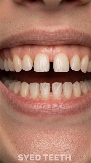 Big Teeth Gap Closure 😱🦷 Amazing Smile Transformation #Shorts #wrg #halo #shorts #shortvideo