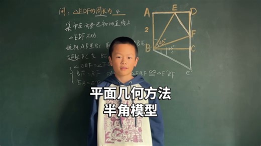 平面几何方法 半角模型