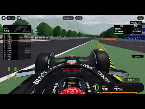 First LAP! | Formula Legacy | Roblox