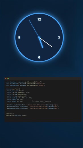 Build a Real Clock with HTML and CSS ⏰