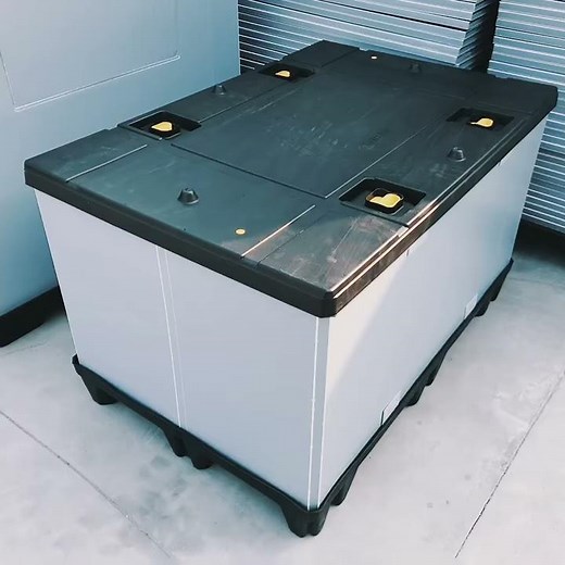 Pallet Sleeve Box, Plastic bulk container, Plastic Gaylord