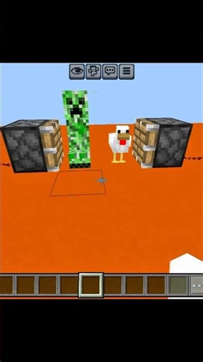 Creeper+Chicken Combined #shorts #minecraft