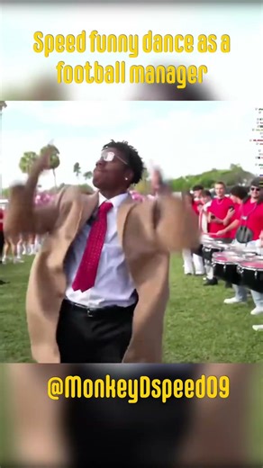 I show speed funny dance as football manager #viral #ishowspeed #speed #cr7