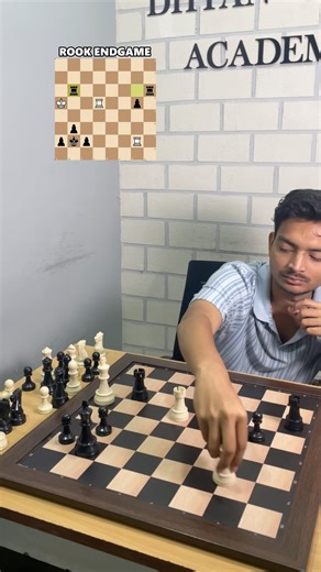 Rook made the king dance in chess endgame | chess endgame #chessshorts #chessgame