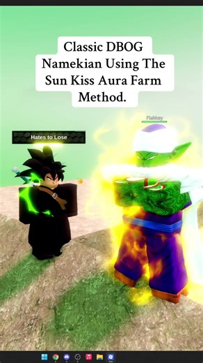DBOG Players Stay Using The Aura Farm Method. #fyp #roblox #dragonballonlinegenerations #dbz #dragonball