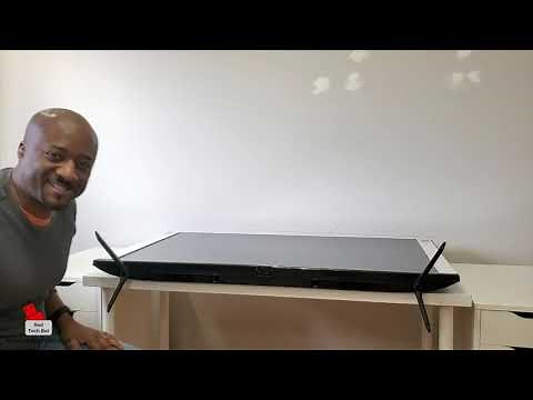 How to install the legs on the Samsung TU8000 Crystal UHD 4K TV (2020)