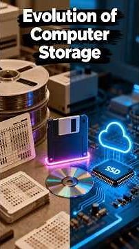 How Computer Storage Has Changed Over Time #storage #cloud #usb #cds #dvd