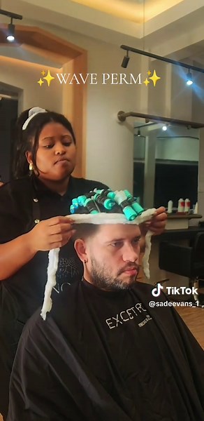 ✨️WAVE PERM✨️ A perm is a treatment that changes the shape of your hair, usually to make it curly or wavy. It lasts for a few months and gives your hair more body and texture. Anyone can get a perm, as long as their hair is healthy. If your hair is very damaged or already has a lot of chemicals in it, a perm might not be a good idea.