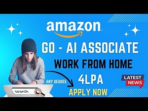 Work From Home Jobs 2025 | Amazon Go AI Associate | Amazon Go AI Assessment test 2025 | #amazon