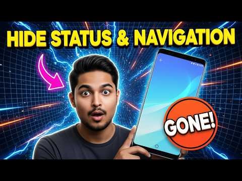 How to Hide Status Bar and Navigation Bar on Screenshot on Samsung Galaxy | Clean Screenshots