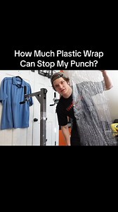 5K views · 132 reactions | how much plastic wrap can stop my punch? #fyp #funny | Evan Fans | Facebook