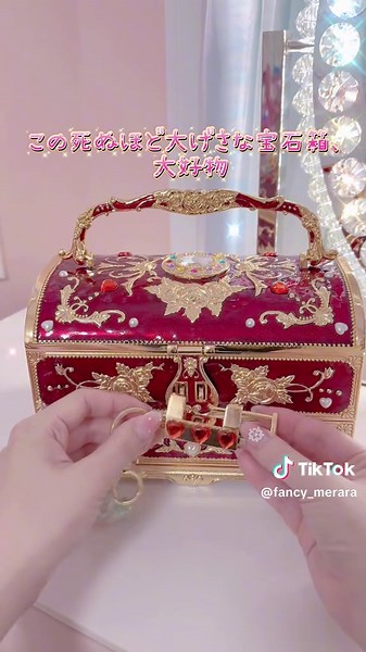 宝石箱にジュエリーを収納する楽しみ🩷