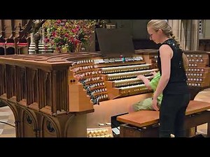 10 year old Nykoda A.K.A "Peanut" plays Widor Symphony no 5 Toccata at Trinity Church New York City