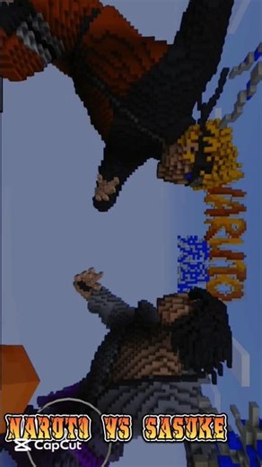 ⚡ Epic Naruto vs Sasuke Battle in Minecraft#Minecraft #Naruto #Sasuke#NarutoVsSasuke #MinecraftAnime