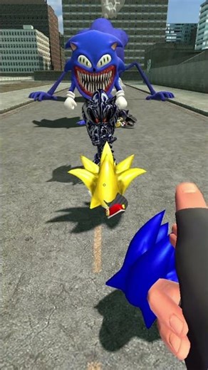 Who's Faster? 🏃💨 Sonic vs Sonic Tapes in Vs Shin Sonic 🏙️ | Gmod Big City #sonic #gmod