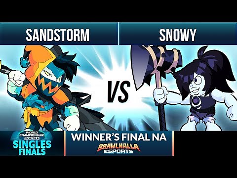 Sandstorm vs Snowy - Winner's Final - Brawlhalla World Championship 2020 - 1v1 NA