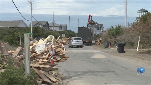 House collapse clean-up accelerates in Buxton, racing against the weather