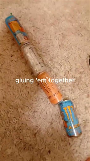 MAKING A TRANS MONSTER STAFF. MORE THROWING STUFF #crafts #therian #monsterenergy #artscraft #cool