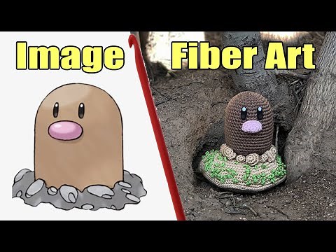 DIY Pokemon Crochet Plushie : Amigurumi Diglett