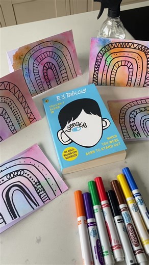 Simple and Fun Art Technique for Kids | Wonder Book Inspired Craft Ideas