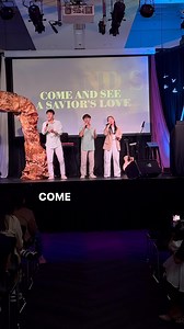 Singing this amazing song, The Cross by @christomlin and @annewilsonmusic for our Easter Resurrection Sunday service. We love those lyrics - “Look up and see the cross!“ | Creative Trio