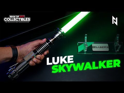 MUST HAVE! LUKE SKYWALKER Neopixel LIGHTSABER By NSABERS Unboxing and Review