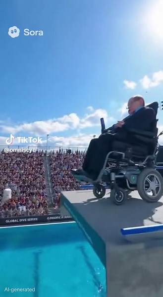 Hawking Dive: A Stunning 10-Meter Splash