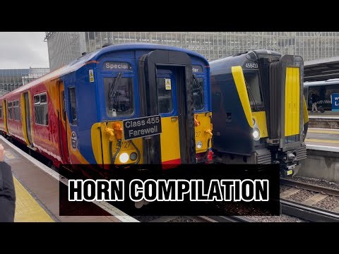 Class 455 Farewell Tour Horn Compilation