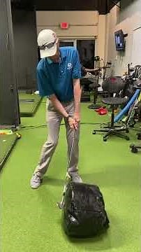Golf : Impact Bag Drill to improve weight transfer and rotation into impact