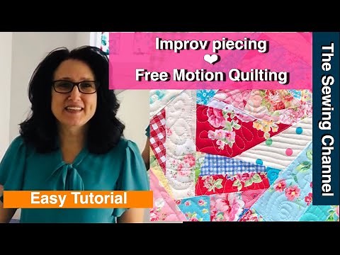 How to Improv Quilting ~Free Motion Quilting~ The Sewing Channel Tutorial