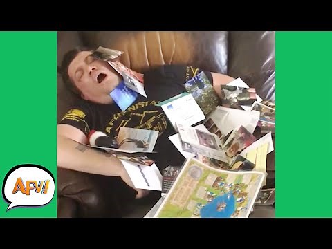 Falling Asleep on the FAIL?! 😂 | Funny Dad Fails | AFV 2021