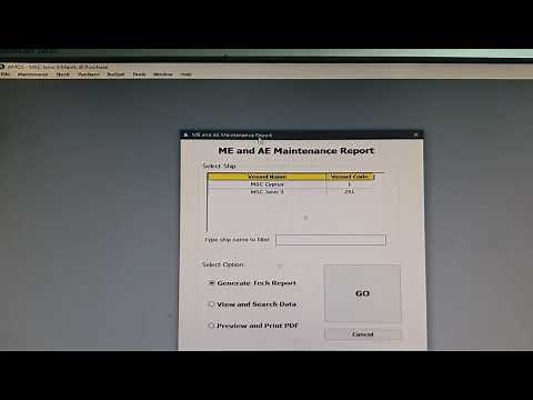 Learn AMOS, a Marine Software for asset Management# how to generate the machinery maintenancereport