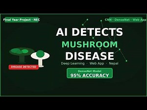 AI Mushroom Disease Classifier | CNN + DenseNet + Web App | Demo Video