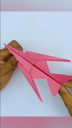 How to Make a Paper Airplane That Flies Far ✈️ Easy Origami Tutorial #Shorts