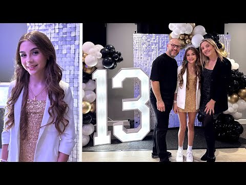 Holly's EPIC Black, White & GOLD Birthday PARTY!! 🎉