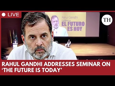 Rahul Gandhi addresses seminar at EIA University, on ‘The Future Is Today