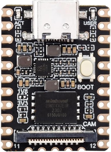 Waveshare Luck-Fox Pico Mini B with Flash RV1103 Linux Micro Development Board, Integrates Arm Cortex-A7/RISC-V MCU/NPU/ISP Processors