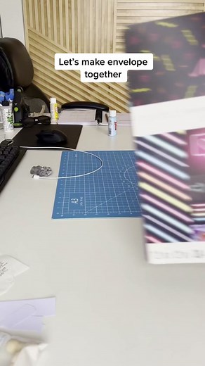 DIY Paper Craft: Neon Envelope Tutorial